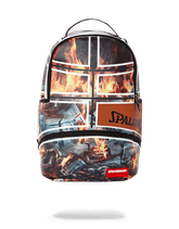SPALDING X SPRAYGROUND FIRE MONEY BACKPACK