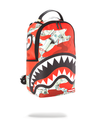 MONEY CAMO (RED) BACKPACK