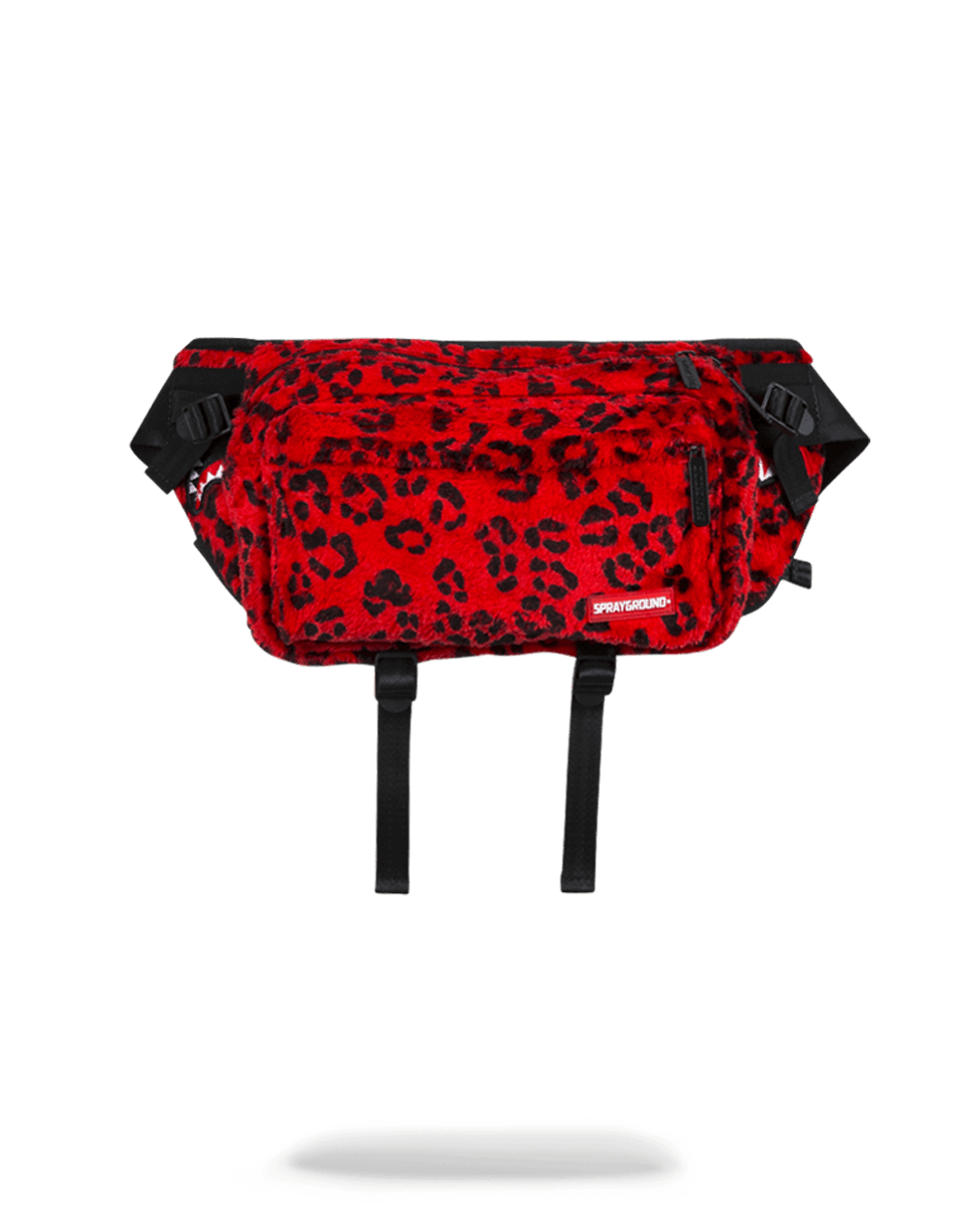 RED LEOPARD CROSSBODY TRANSPORTER