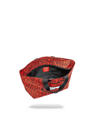 RED LEOPARD LIPS TOTE