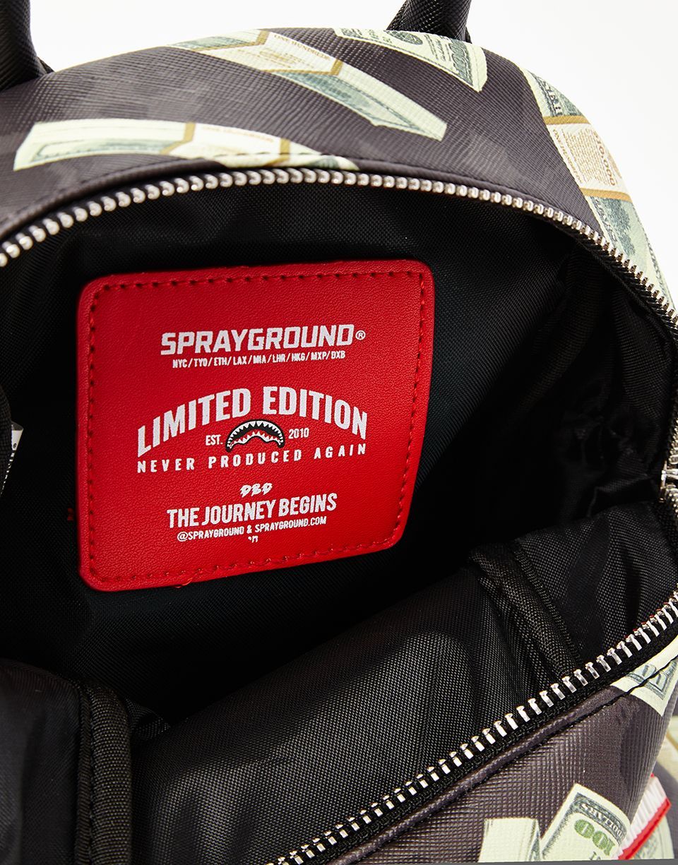 MONEY ON BLACK LEOPARD PRINT MINI