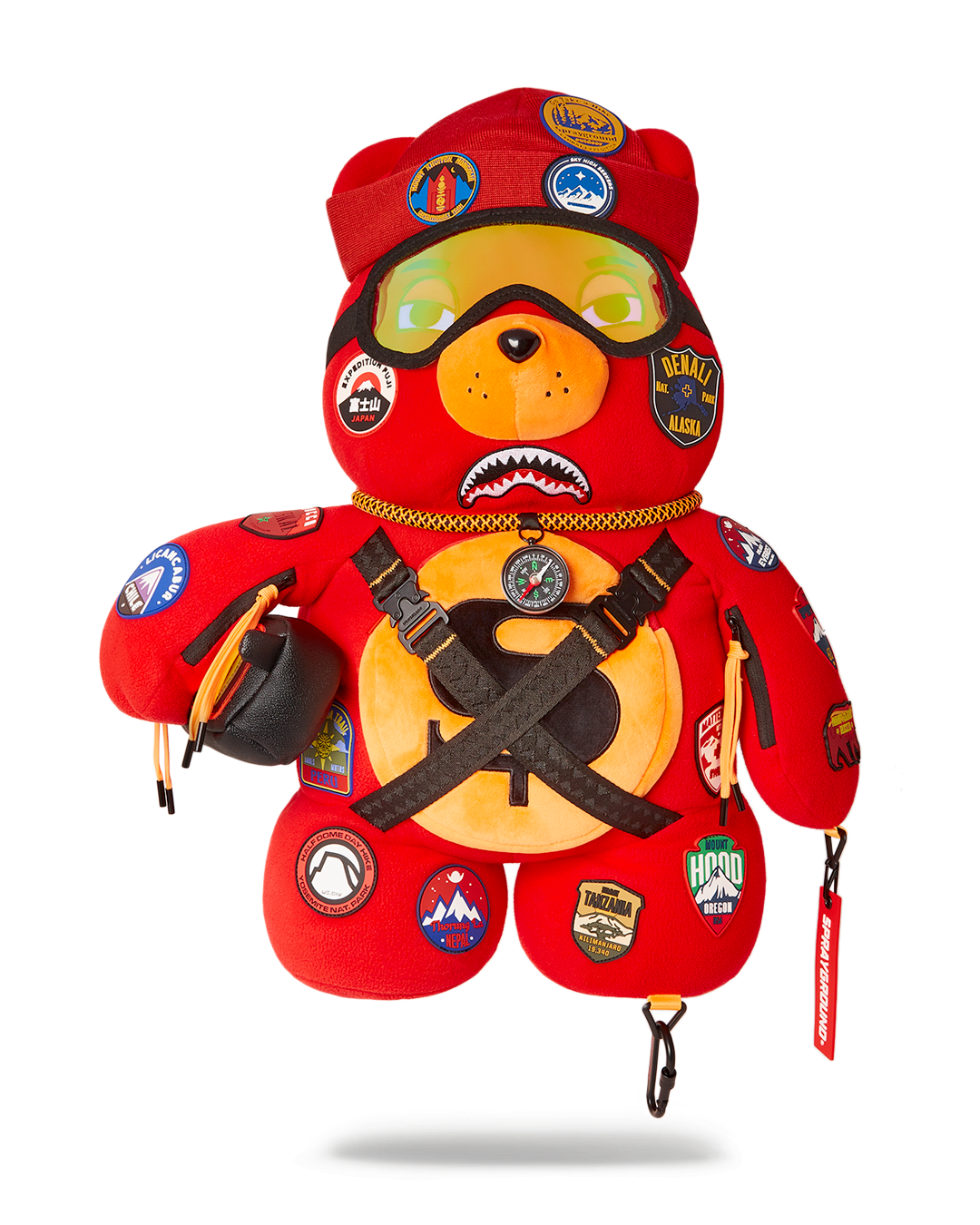 THE GLOBAL EXPEDITION MONEYBEAR TEDDYBEAR BACKPACK