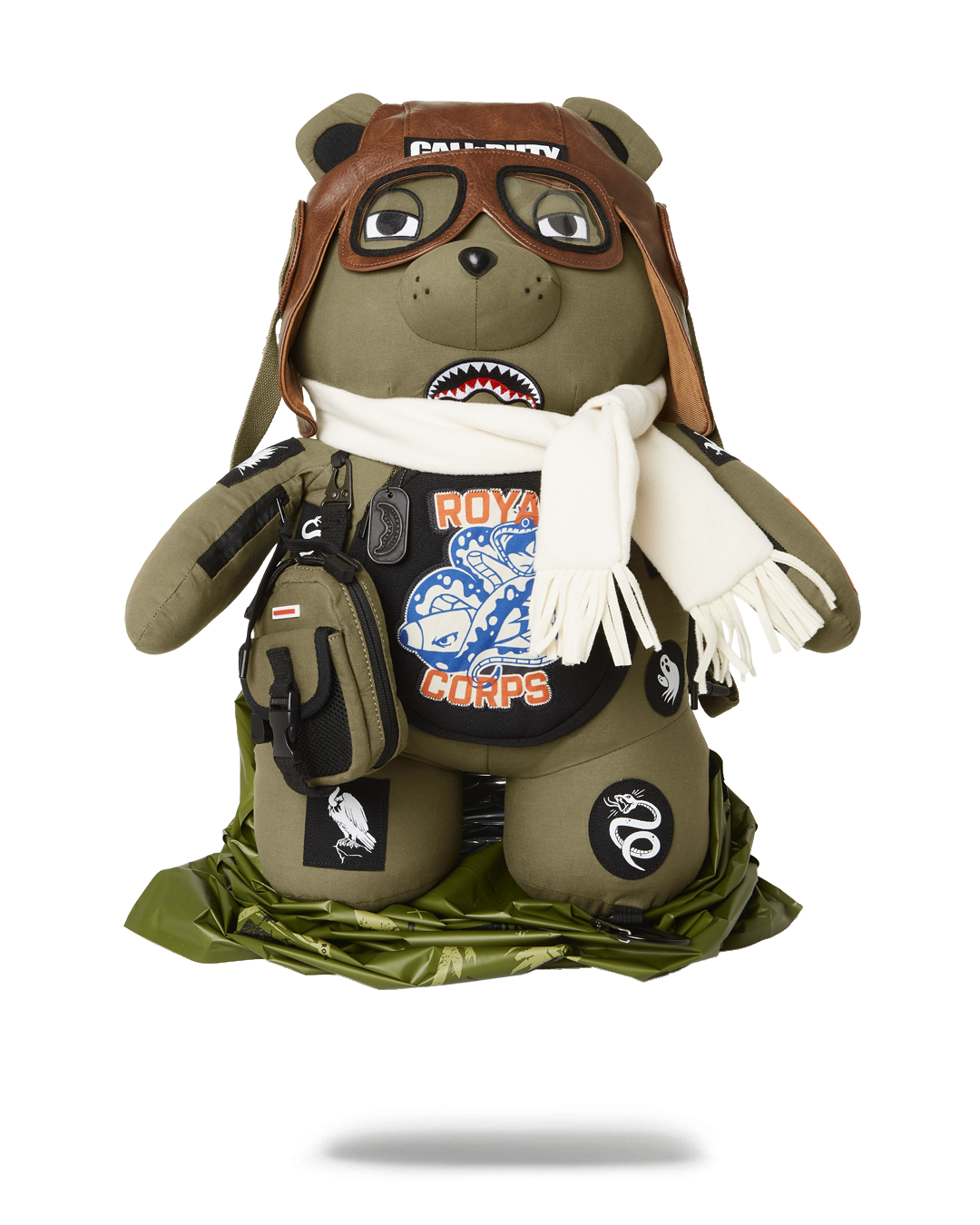 CALL OF DUTY AVIATOR FEARLESS MONEYBEAR TEDDYBEAR BACKPACK