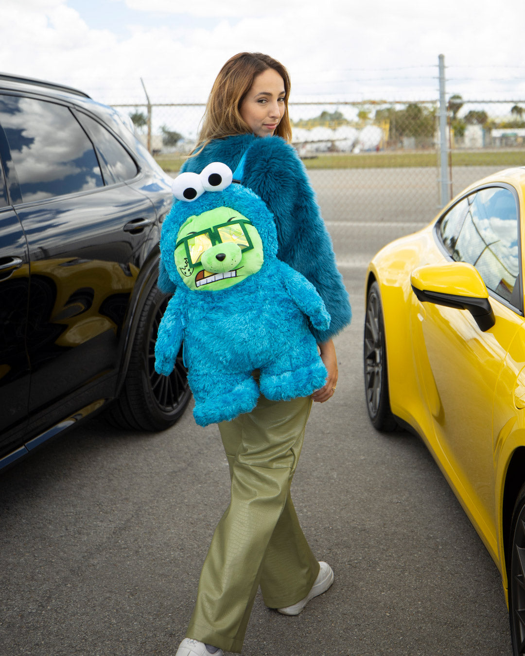 MONEY COOKIE BEAR TEDDYBEAR BACKPACK