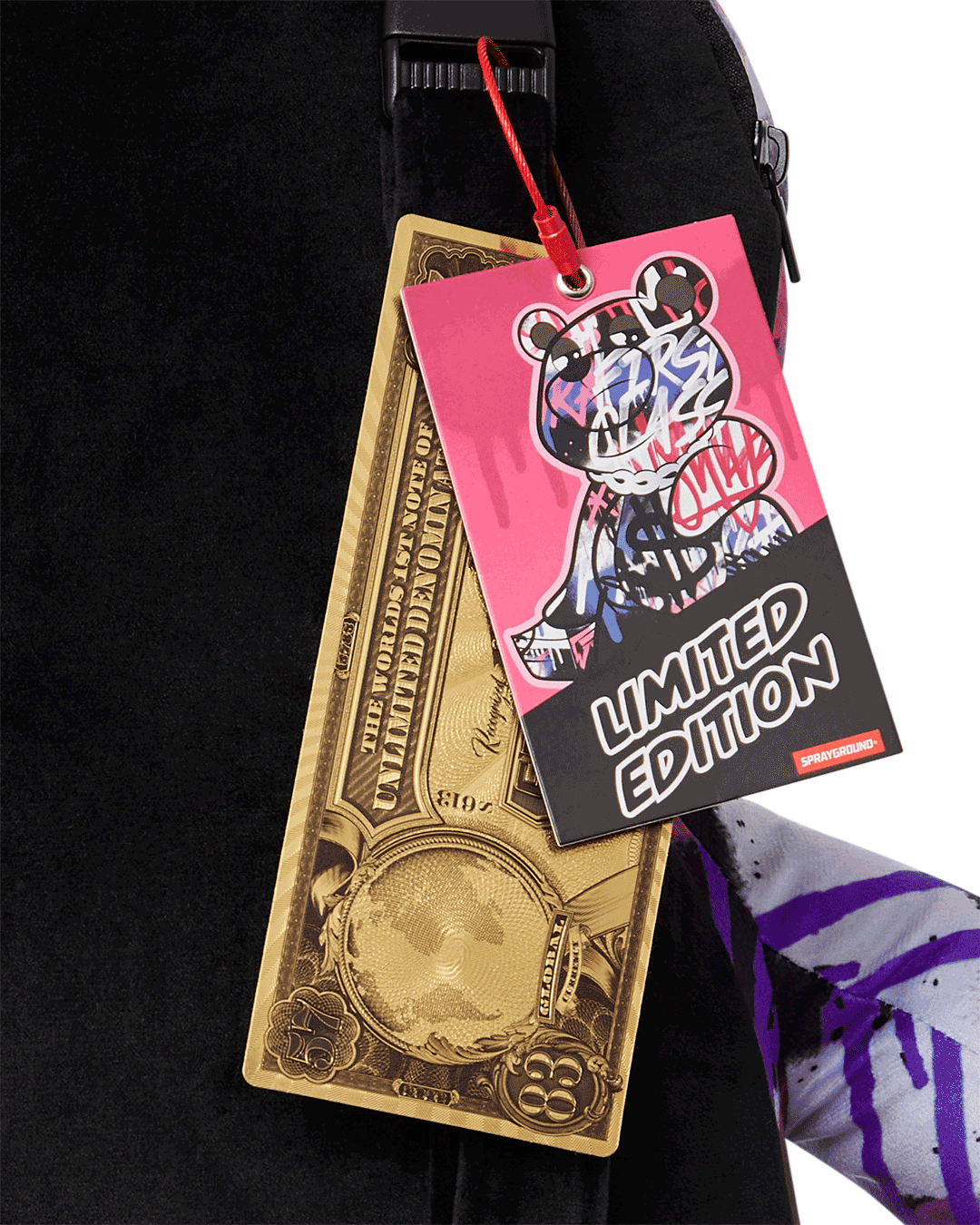 SHARK ATELIER MONEYBEAR TEDDYBEAR BACKPACK