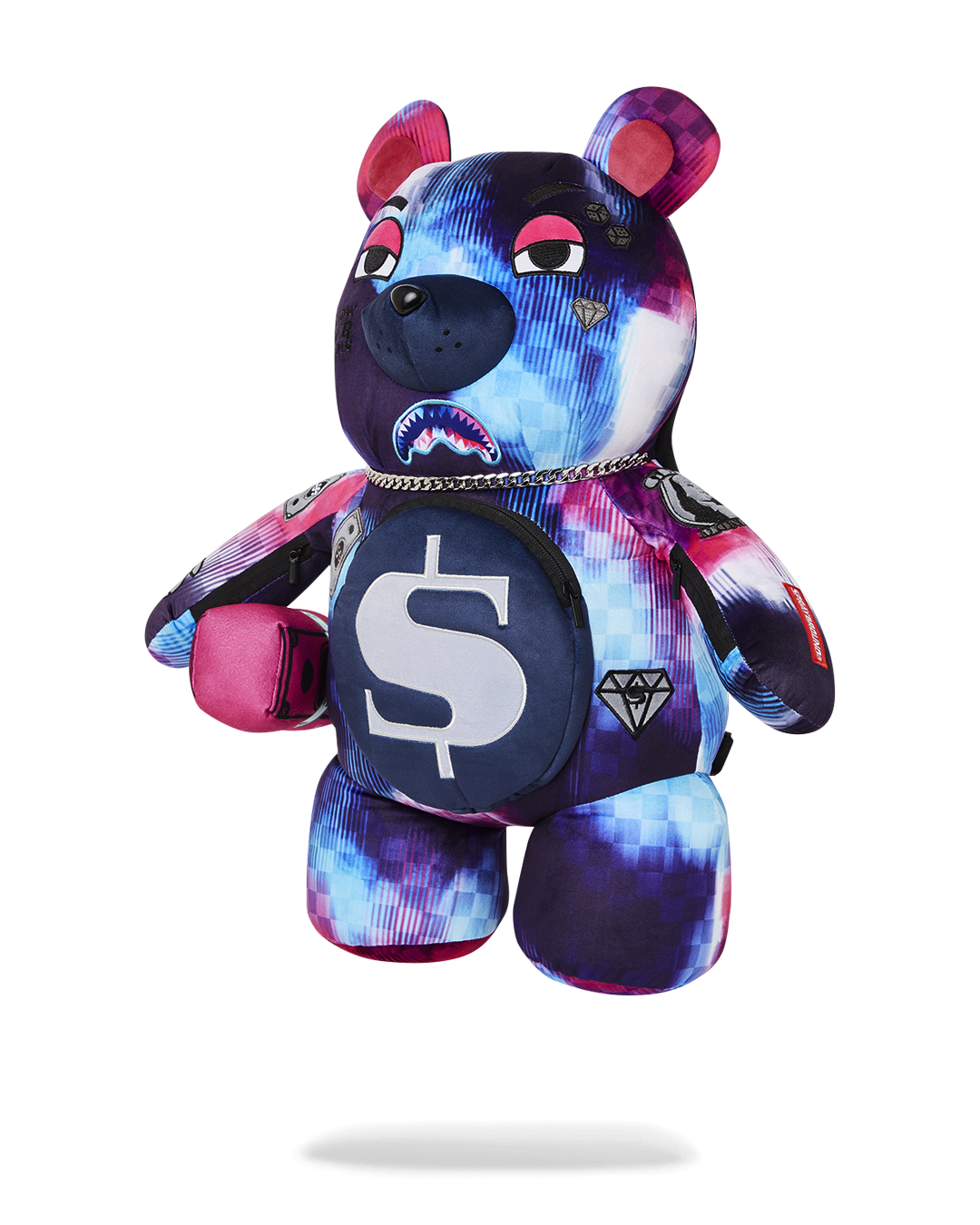 SHARKCLUB ELECTRONICA MONEYBEAR TEDDYBEAR BACKPACK