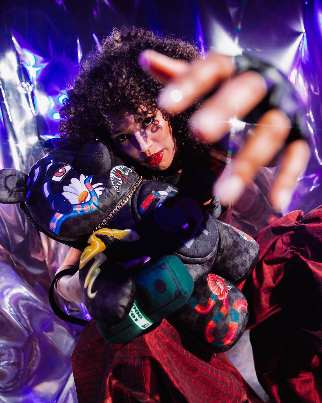 JARDIN D'EDEN MONEYBEAR TEDDYBEAR BACKPACK