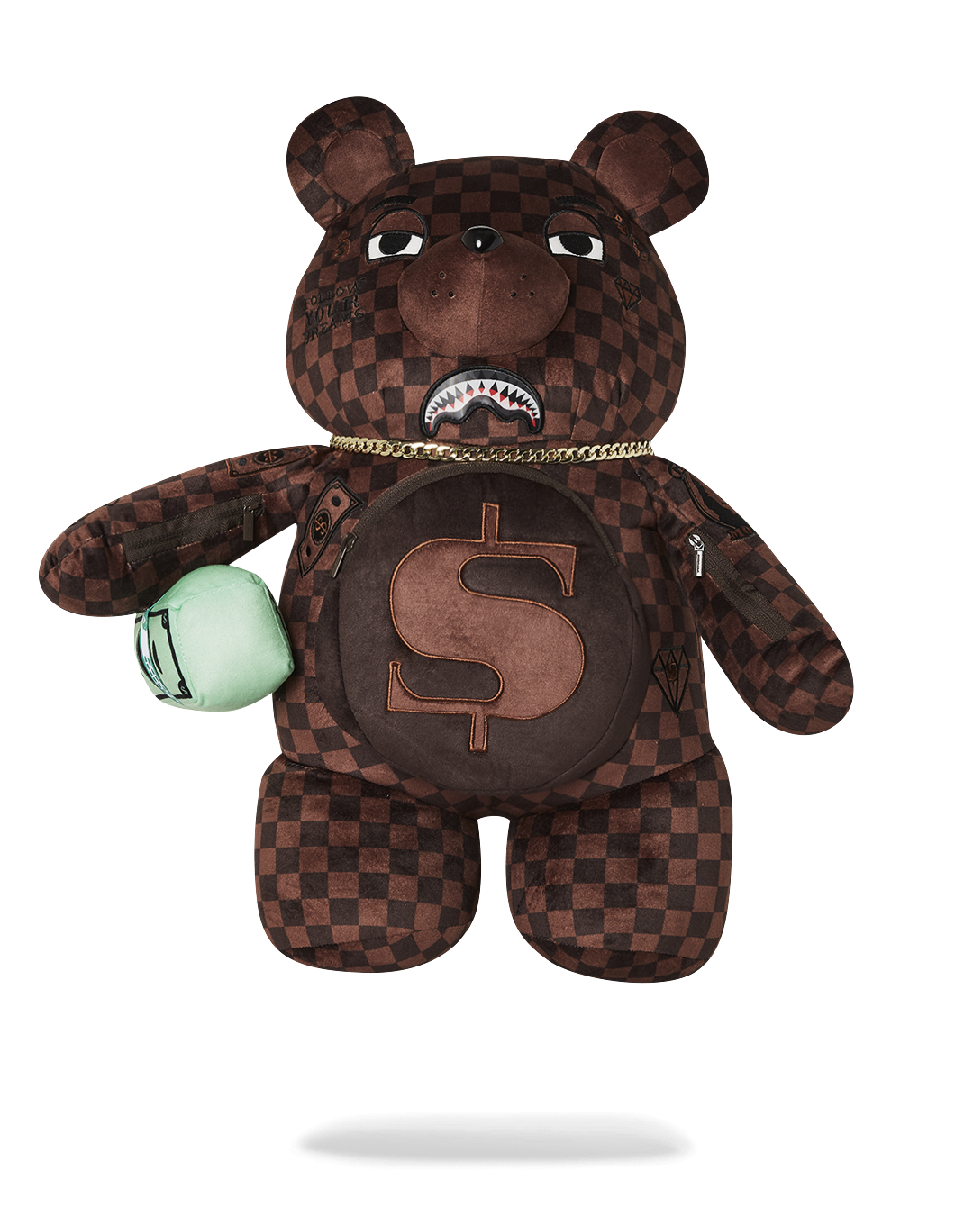 LENTICULAR EFFECTS MONEYBEAR TEDDYBEAR BACKPACK
