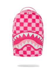 FURZILLA SHARK (PINK CHECK) BACKPACK