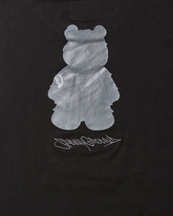 SHORT SLEEVE GRAPHIC MONEY BEAR T-SHIRT (BLACK)
