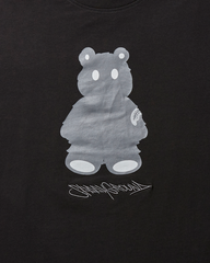 SHORT SLEEVE GRAPHIC MONEY BEAR T-SHIRT (BLACK)
