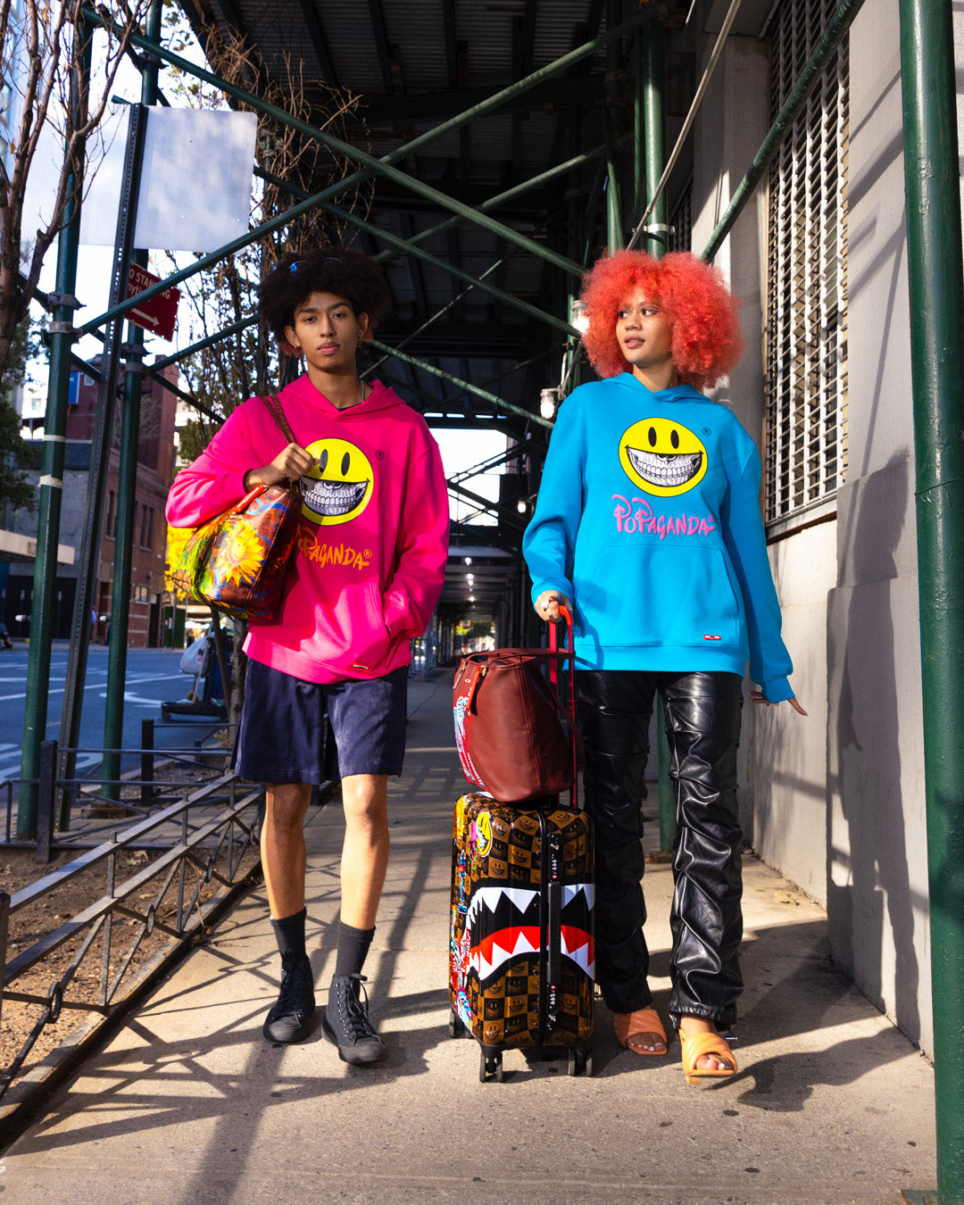 ZEBRA ELEPHANT RON ENGLISH COLLAB TOTE