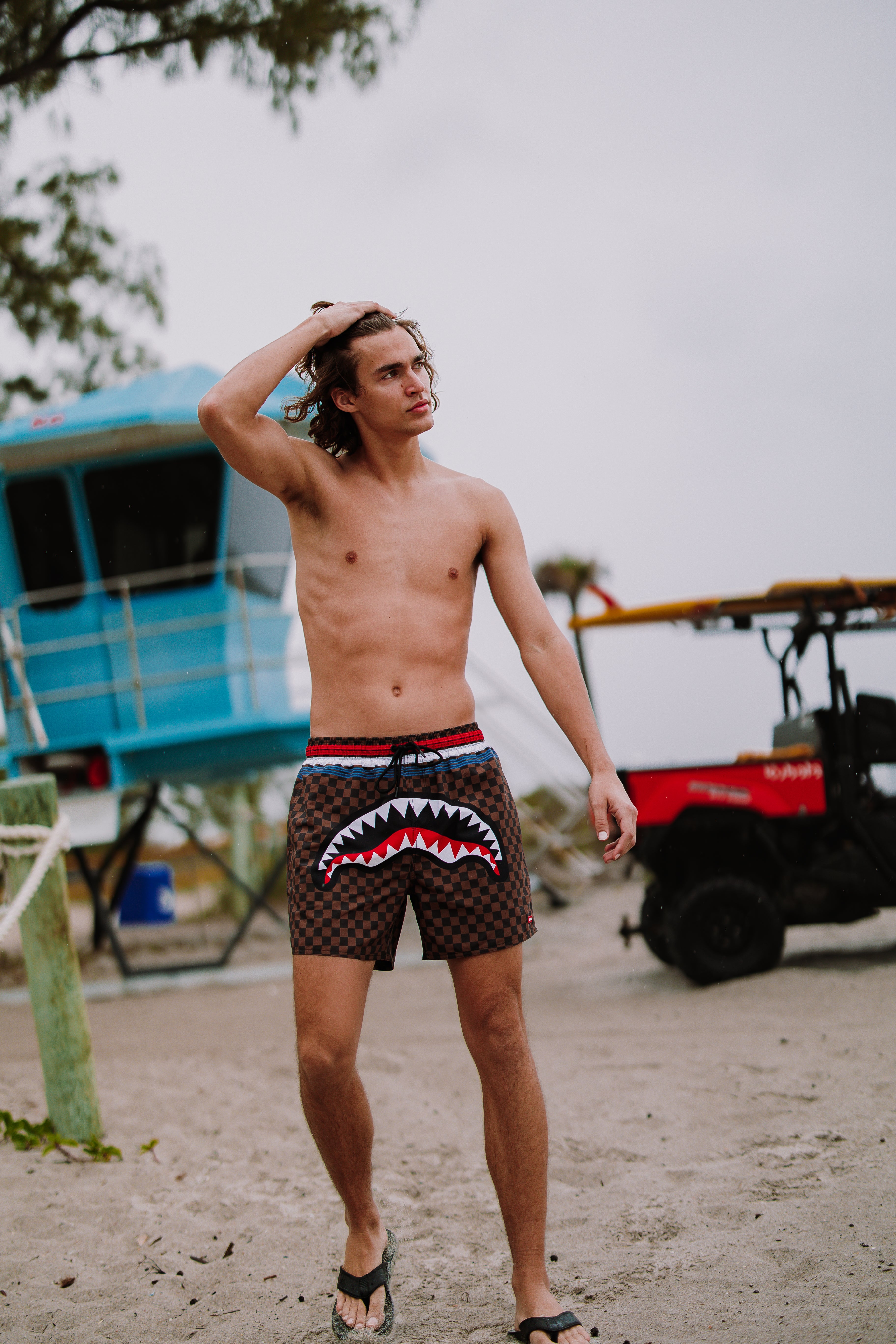 SHARKS IN PARIS GT SWIM SHORTS