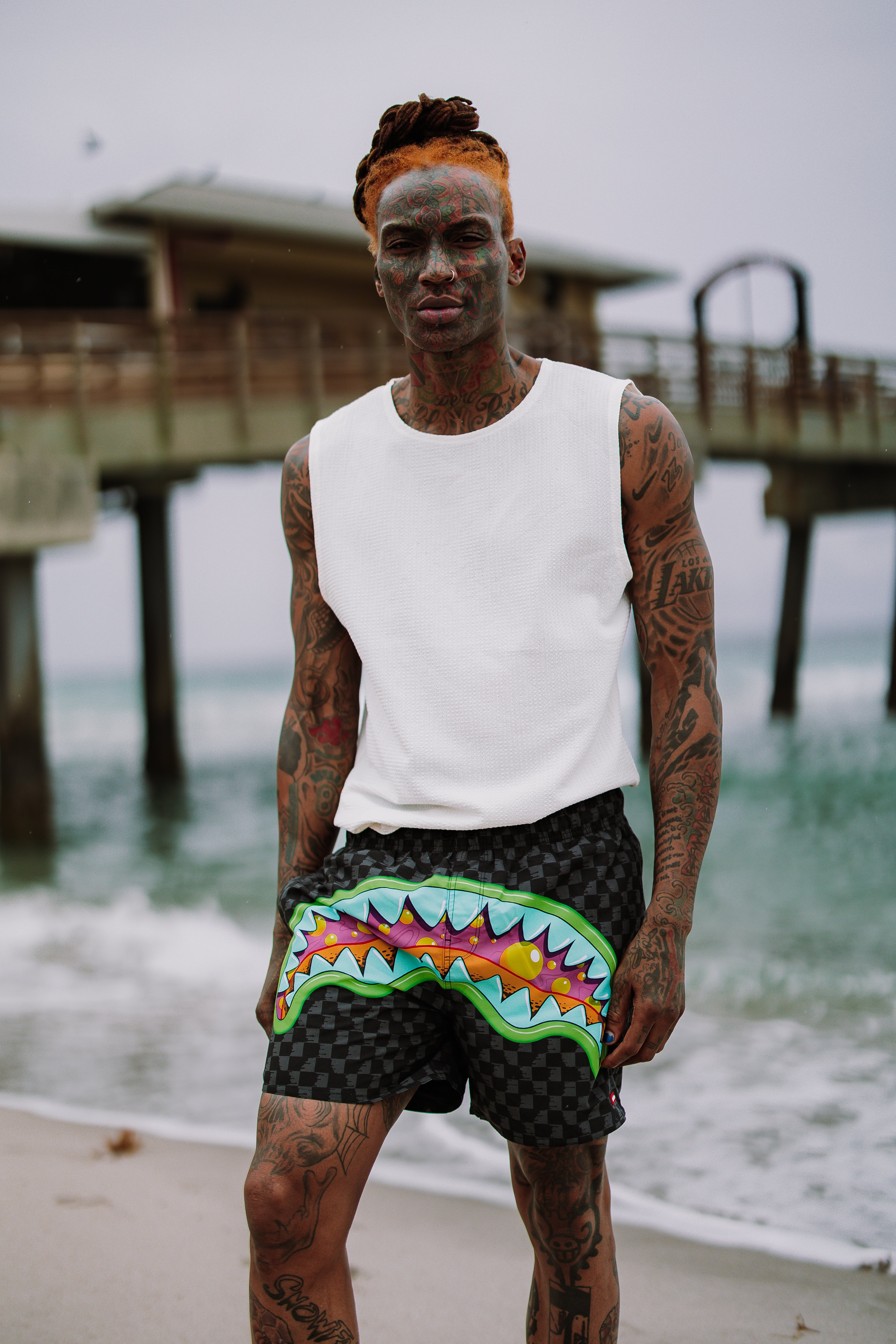SLIME TAKEOVER SWIM SHORTS