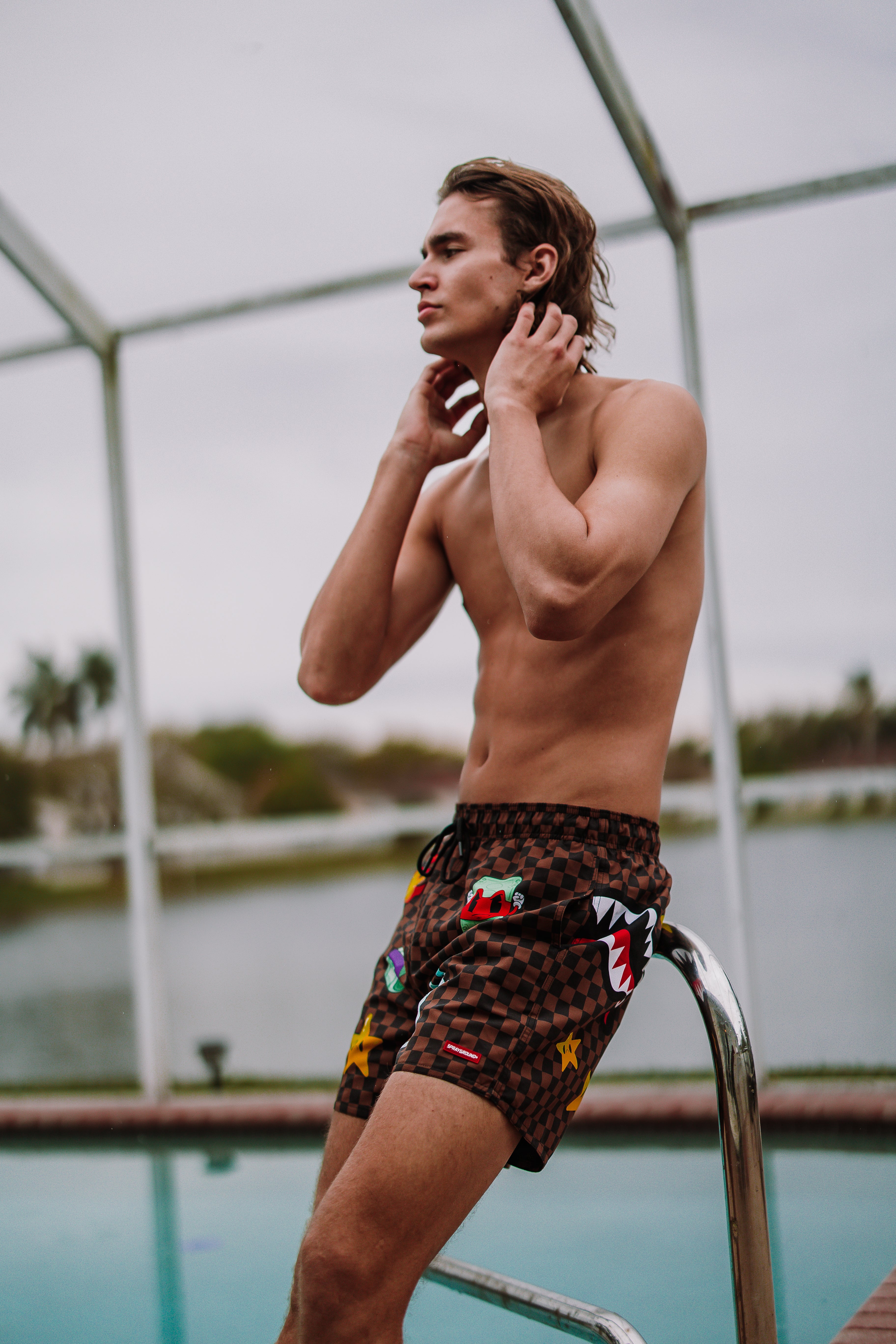 LET'S MAKE SOME NOISE SWIM SHORTS